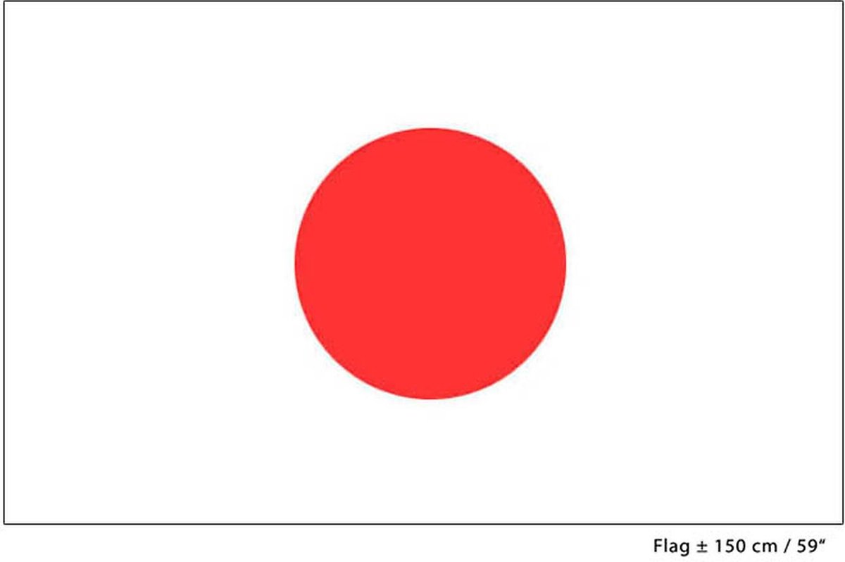 Vlag Japan | Japanse vlag 150x90cm
